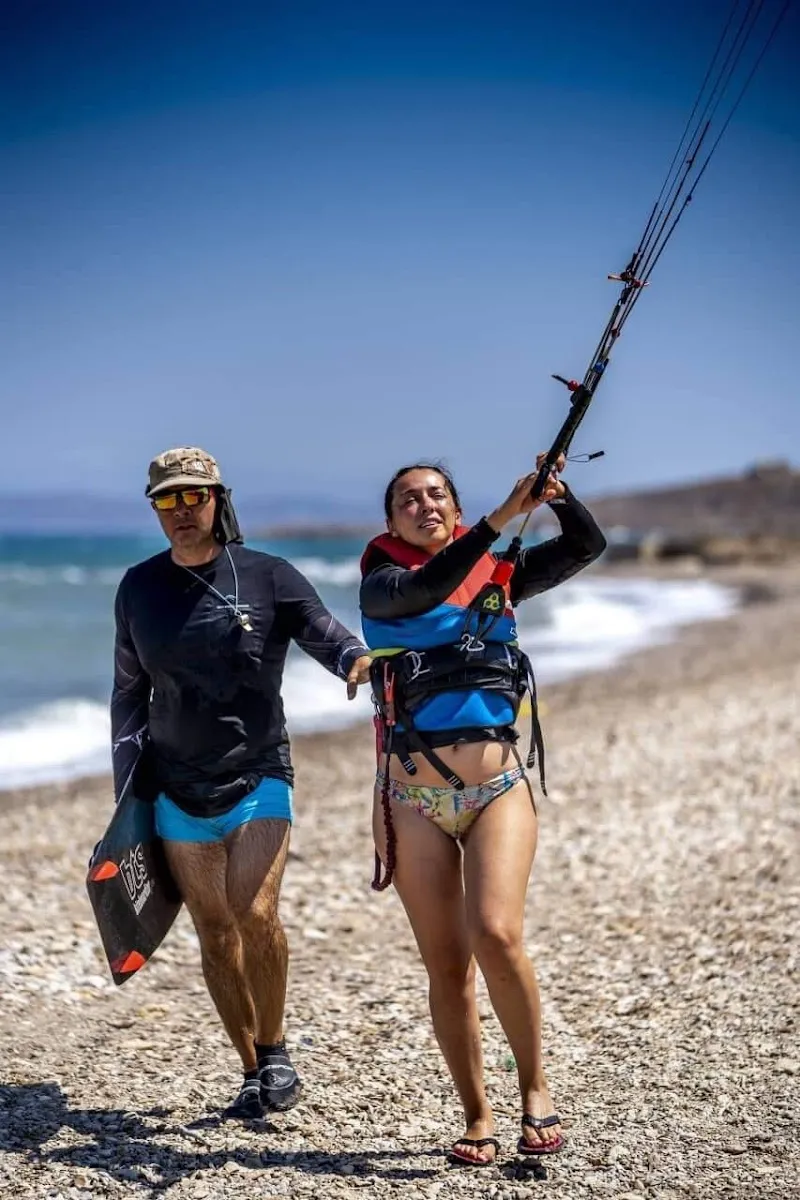 Chios Kitesurfing school Deniz Suyu Sıcaklığı